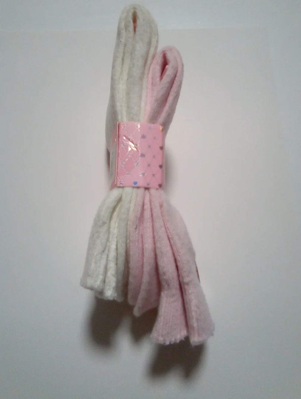 Juicy Couture Super Soft Boot Socks 2 Pair Pack Pink w/ Cherries &  1 Off White